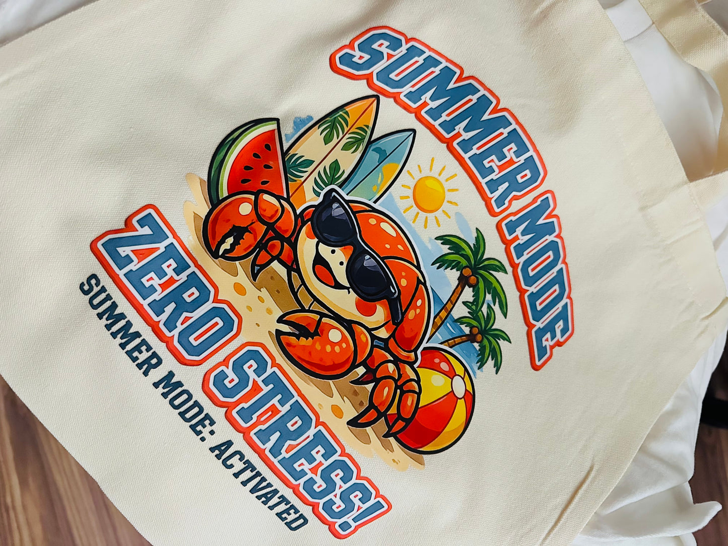 Tote Bag Summer Mode Zero Stress