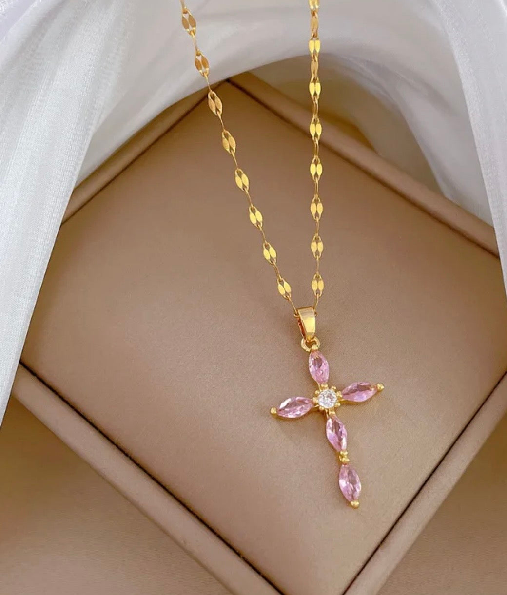 Chain with cross charm