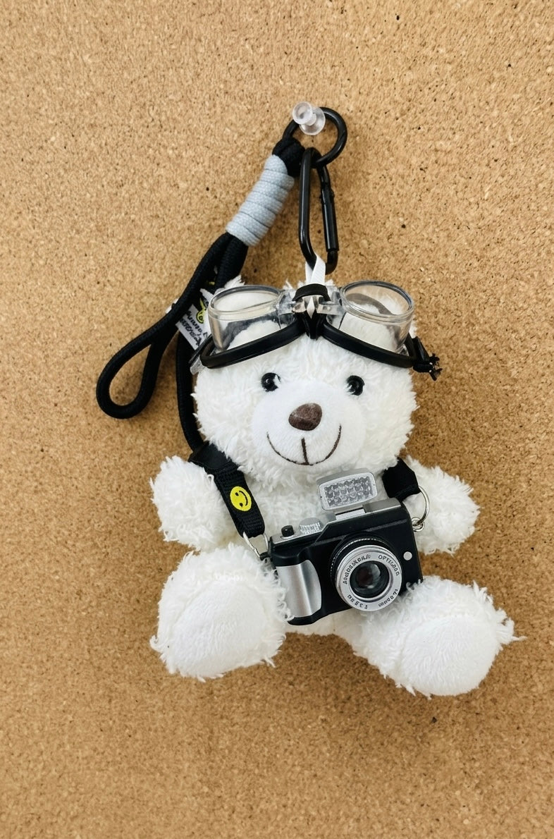Bear Keychain with Camera