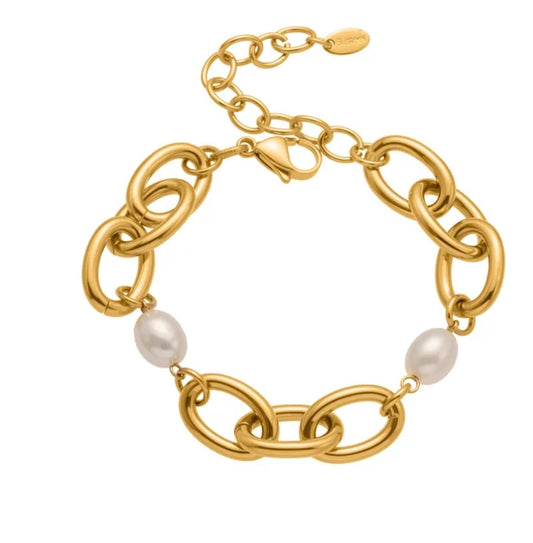 Bracelet with pearls