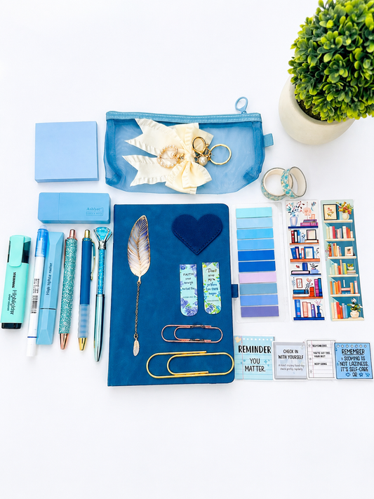 Blue Aesthetic Productivity Kit - Organize your life with style 💙