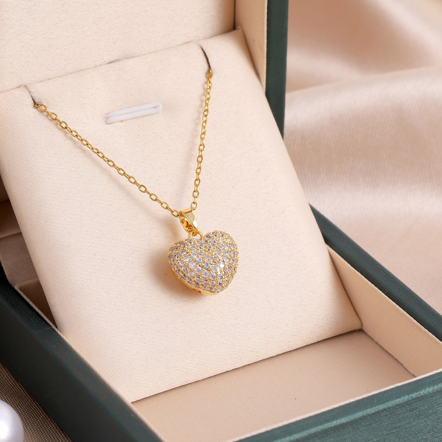 Heart Shape Stainless Steel 316 Simple Style