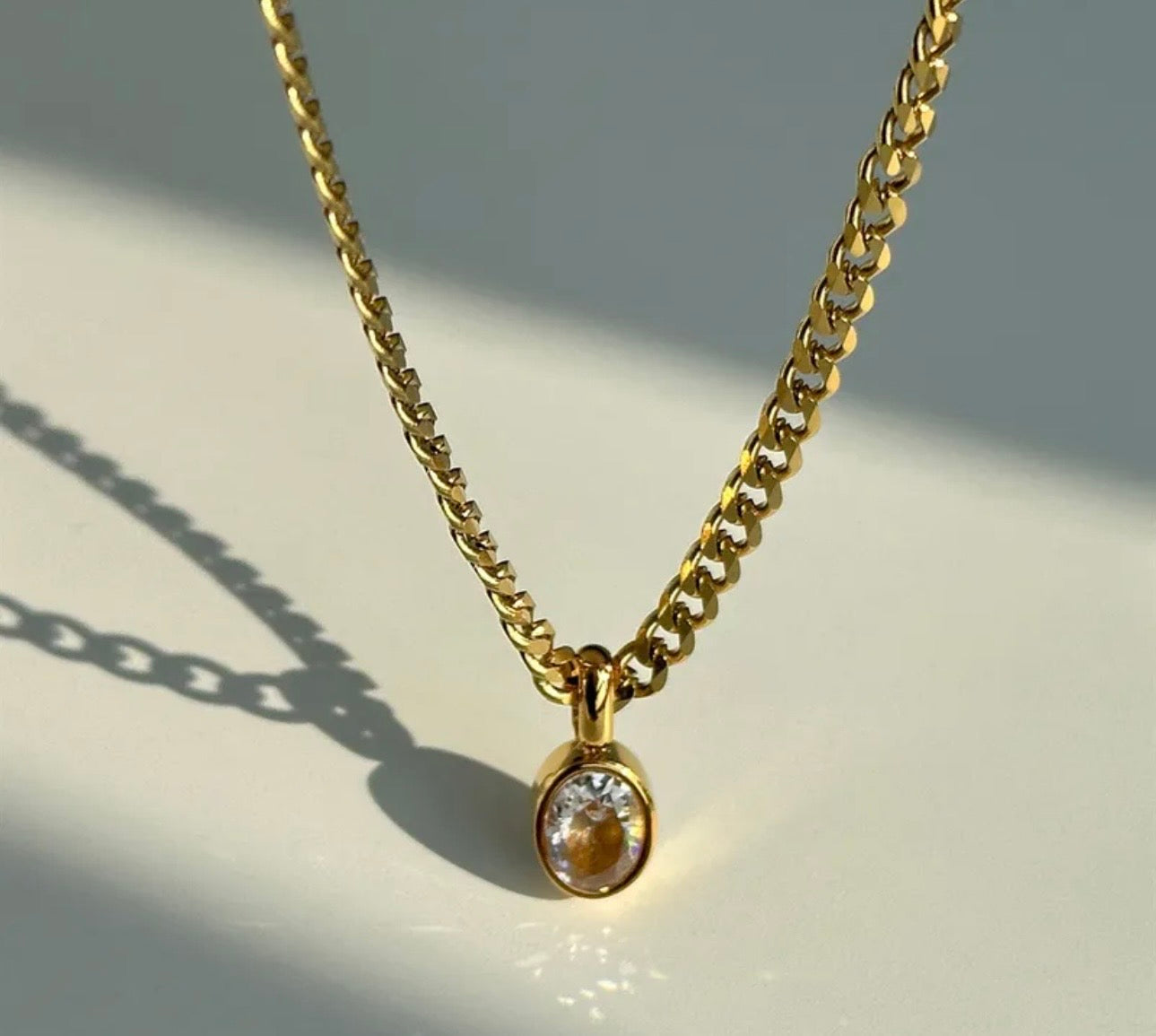 Oval simple style chain