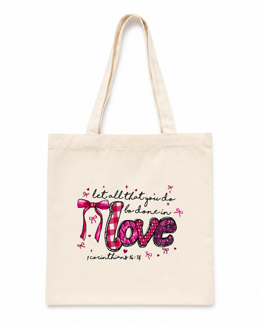 Christian Canvas Tote Bag