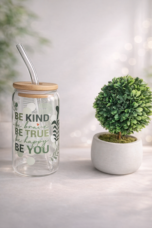 Be Kind Glass Tumblers
